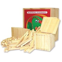 Material Dourado 611 Peças Em Madeira - 3