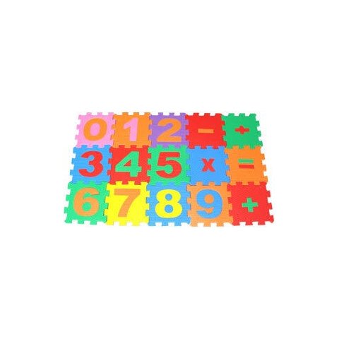 Tapete em Eva Pequeno - Números e Sinais 15 peças