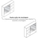 Ver mais imagens de Armário Espelheira 1 Porta 60 Cm Lva06 Mell Branco Novam
