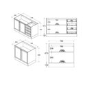 Ver imagem 3 de Armário de Cozinha Completo Berlim B7 7 Peças MDF Amadeirado Ditália Móveis