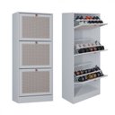 Ver imagem 5 de Kit 2 Sapateiras Tropical 3 Portas Multiuso Vertical Poquema