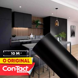 Papel Adesivo Preto 45 cm x 10 m - 6