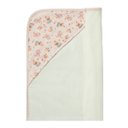 Ver imagem 1 de Toalha de Banho Bebê Aurora Rosa com Capuz 90x70cm - Hug