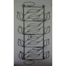 Suporte Ferro Plantas Folhas Preto 5 Vasos - 3