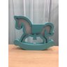 Luminária Abajur Cavalo de Mesa com Led Com ou Sem Fio - Azul - Bateria 9V (Sem Fio) - 2