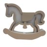 Luminária Abajur Cavalo de Mesa com Led Com ou Sem Fio - Azul - Bateria 9V (Sem Fio) - 1