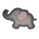Ver imagem 1 de Luminária Abajur Elefante de Mesa com Led Com ou Sem Fio - Orelha Azul - Bateria 9V (Sem Fio)