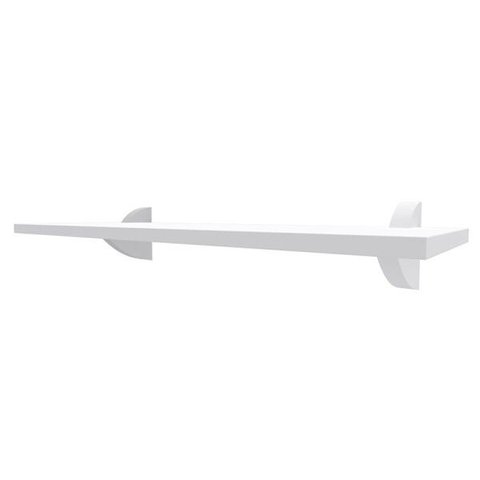 Prateleira MDP Branca 25 cm x 40 cm Suporte Clip