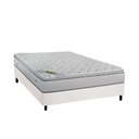 Ver imagem 1 de Cama Box Casal: Colchão Molas Ensacadas Luckspuma MasterPocket Luck Spring + Base CRC Courano