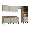 Ver imagem 5 de Kit Modulado Demóbile 6 Peças Firenze C6p128 Amendola/nude Prime Tx
