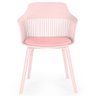 Cadeira de Jantar Estofada Marcela - Rosa - 4