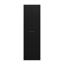 Ver imagem 1 de Armário Multiuso Aura 2 Portas 5 Prateleiras Kits Paraná Cor:black/black