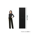 Ver imagem 6 de Armário Multiuso Aura 2 Portas 5 Prateleiras Kits Paraná Cor:black/black