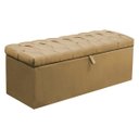 Ver imagem 1 de Calçadeira Baú King Paris 190cm Suede Cappucino - D A Decor
