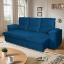 Ver imagem 1 de Sofá Retrátil Reclinável America 2,30m Suede