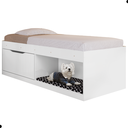 Ver imagem 4 de Box Solteiro 2 Prateleiras Flórida com Kit Pet e Colchão Branco