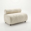 Ver mais imagens de Sofá Namoradeira e KIT2 Poltronas Decorativa para Sala Nara Suede D03 - D'Rossi