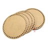 10 Fundo Base Cesto Crochê Fio de Malha Mdf 22cm Circular - 2