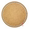 10 Fundo Base Cesto Crochê Fio de Malha Mdf 22cm Circular - 3
