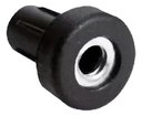 Ver imagem 4 de Sapata para Móveis Niveladora 1/4 c/ Bucha Rosca Met 100 un. Preto