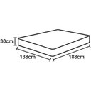 Ver imagem 6 de Jogo Cama Lençol Casa Scarpa Bouclê Casal Padrão Micro Percal 200 Fios C/ Laise Bordada 4 Peças - Az