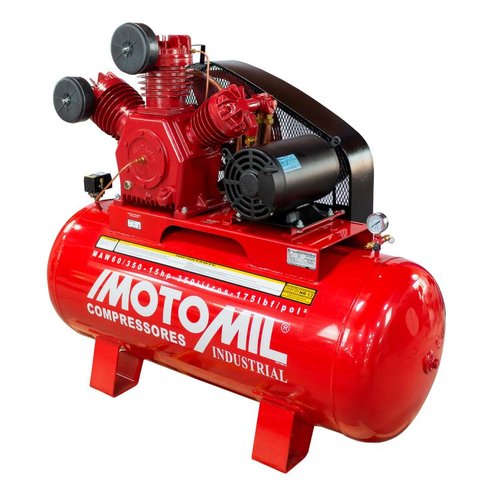 Compressor de Ar Motomil Mawv-60/350 - 175lbs 15hp Trif.220/380v Ip-21