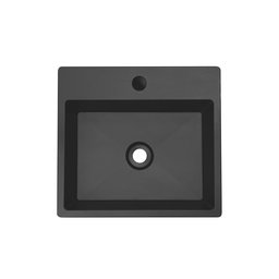 Cuba Pia para Banheiro de Apoio Lavabo 40cmx37cm - Genova Cinza - 2