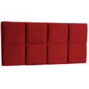 Ver imagem 1 de Painel King Poliana 195 CM Vermelho - D A Decor