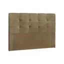 Ver imagem 1 de Painel de Cama Box Estofada Casal Clean Plus Suede Bege - Simbal