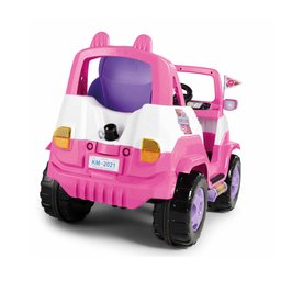 Carrinho Diipi Passeio Empurrador com Pedal Premium Criança Divertido Andador Cor Rosa - 6