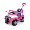 Carrinho Diipi Passeio Empurrador com Pedal Premium Criança Divertido Andador Cor Rosa - 4