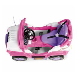 Carrinho Diipi Passeio Empurrador com Pedal Premium Criança Divertido Andador Cor Rosa - 3