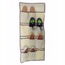 Sapateira De Porta Para 12 Pares Flexível Em Tnt - Bege - 3