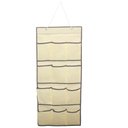 Ver imagem 2 de Sapateira De Porta Para 12 Pares Flexível Em Tnt - Bege