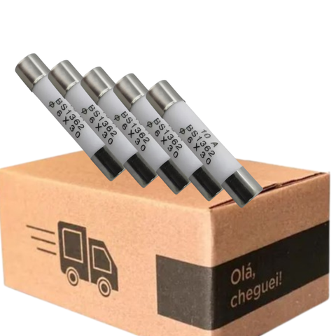 Fusível de Cerâmica 10a 250v 16x30 - Substitua o Fusível do Seu Microondas