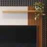 Rack Painel Home 136cm Para TV 60 Polegadas Chicago Lukaliam Tauari/Off White - 3