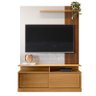 Rack Painel Home 136cm Para TV 60 Polegadas Chicago Lukaliam Tauari/Off White - 1