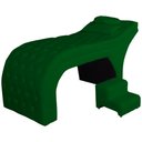Ver imagem 1 de Maca Estética Detalhe em Capitonê Suede Cores - DS Estofados - Verde