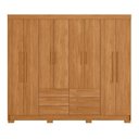 Ver imagem 2 de Guarda Roupa Casal 8 Portas 6 Gavetas Paranavai c/ Pés Cinamomo