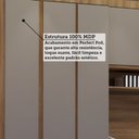 Ver imagem 6 de Quarto de Casal com Guarda Roupa e Mesa de Cabeceira 284cm Veneza Luciane Móveis