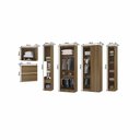 Ver imagem 4 de Quarto de Canto Solteiro com Guarda Roupas Cabeceira e Mesa de Cabeceira Paris Luciane Móveis