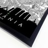 Quadro Mapa Urbano Cidade de Goiânia – 40x60cm - 2