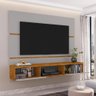 Painel para Tv 65 Polegadas Citrino Off White Nature Ripado - 4