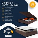 Ver imagem 5 de Cama Box Baú + Colchão Gazin de Espuma D33 Pillow In Force Mid Queen 158 cm