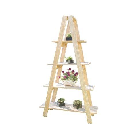 Estante Monta Desmonta de Madeira 1,76x1,0 Metro - Pensemadeiras - Natural Único