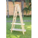 Ver imagem 3 de Estante Monta Desmonta de Madeira 1,76x1,0 Metro - Pensemadeiras - Natural Único