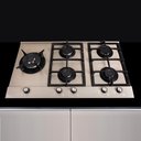 Ver imagem 2 de Cooktop 5 Bocas Fischer Platinium Prime a Gás com Mesa de Aço Escovado e Tripla Chama Bivolt