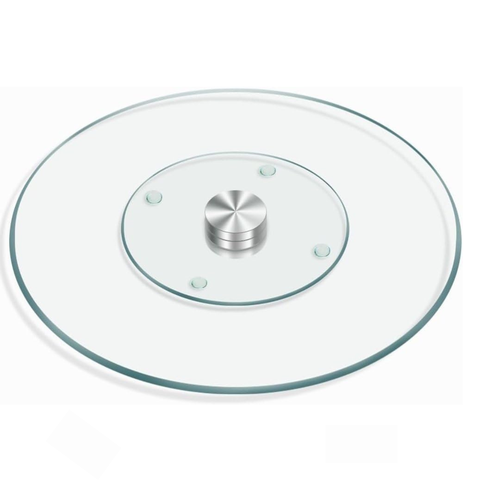 Prato Giratório Redondo para Confeitagem Vidro 30cm