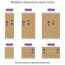 Ver imagem 6 de Guarda-roupa Infantil 62cm 2 Portas com Vidro e 2 Gavetas Pirulito Multimóveis Mp4466 Branco/