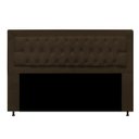 Ver imagem 1 de Cabeceira Queen Bianca 160 CM Suede Marrom - D A Decor